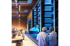 Image Industrial insect farming plant.